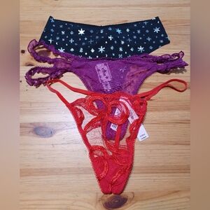 Victoria's Secret Lace Thongs Panties